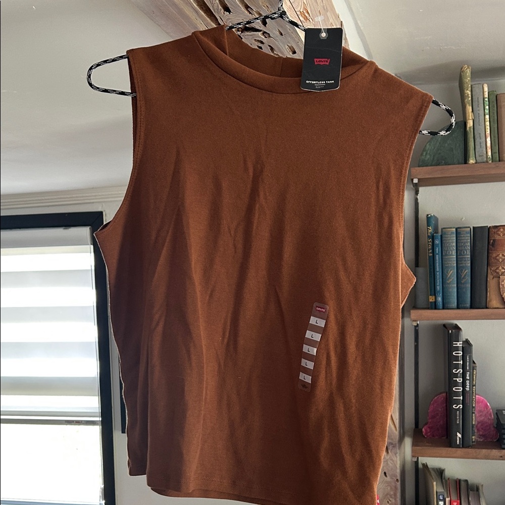 Levi's Brown Tank  Top size large